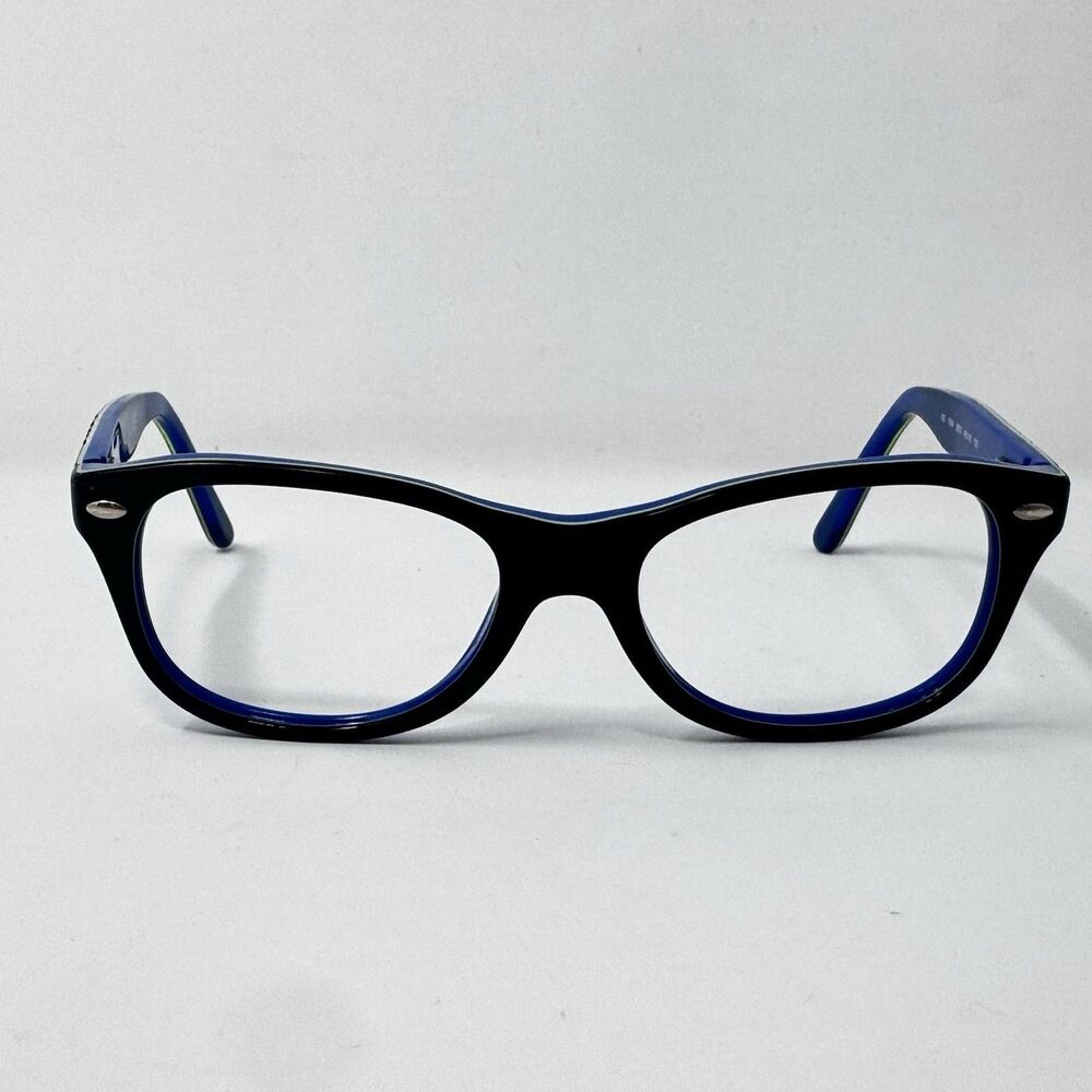 Ray-Ban Junior RB1544 3600 Black Blue Eyeglass Frames 48-16-130